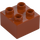 Duplo Tmavě oranžová Kostka 2 x 2 (3437 / 89461)