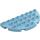 Duplo Středně azurová Deska 8 x 4 Semicircle (29304)