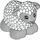 Duplo Bílá Sheep (Sitting) s Woolly Coat (73381)