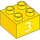 Duplo Žlutá Kostka 2 x 2 s &quot;3&quot; (3437 / 66027)