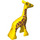 Duplo Žlutá Giraffe Calf s Čtverec Feet (81522)