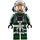 LEGO A-Křídlo Pilot s Tmavě zelená Jumpsuit (Smile / Scared) Minifigurka