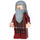 LEGO Albus Dumbledore s Tmavě červená Robe a Šedá Vlasy Minifigurka