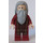 LEGO Albus Dumbledore s Tmavě červená Robe a Šedá Vlasy Minifigurka