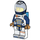 LEGO Astronaut s Dark Modrá Vesmírná přilba a Jet Pack Minifigurka