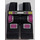LEGO Black Alien Trooper Nohy s stříbrný Pás, Dark Pink Noha Protectors a Knee Pads (3815 / 96200)