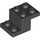 LEGO Black Konzola 2 x 3 s Deska a Step se spodním držákem čepu (73562)