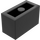 LEGO Black Kostka 1 x 2 se spodní trubkou (3004 / 93792)