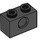 LEGO Black Kostka 1 x 2 s otvorem (3700)