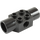 LEGO Black Kostka 2 x 2 s otvorem a Dva Rotation Joint Sockets (48172 / 48461)