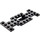 LEGO Black Auto Základna 4 x 10 x 0.67 s 2 x 2 Open Centrum (4212)