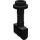 LEGO Black Závěs Tyčka 2 s 3 Stubs a Horní Stud (2433)