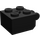 LEGO Black Závěs Kostka 2 x 2 Zamykání s Axlehole a Dual Finger (40902 / 53029)
