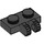 LEGO Black Závěs Deska 1 x 2 Zamykání s Dual Prsty (50340 / 60471)