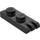 LEGO Black Závěs Deska 1 x 2 s 3 Stubs a Solid Studs