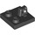 LEGO Black Závěs Deska 2 x 2 s 1 Zamykání Finger na Horní (53968 / 92582)