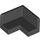 LEGO Black Panel 1 x 2 x 2 Roh s Zaoblené rohy (31959 / 91501)