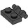 LEGO Black Deska 1 x 2 s Rukojeť (Open Ends) (2540)
