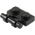 LEGO Black Deska 1 x 2 s Rukojeť (Open Ends) (2540)