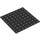 LEGO Black Deska 8 x 8 s Adhesive (80319)