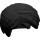 LEGO Black Krátký Tousled Vlasy s bočním dělením (62810 / 88425)