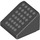 LEGO Black Sklon 1 x 1 (31°) s Šedá Dots (35338 / 72297)