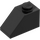 LEGO Black Sklon 1 x 2 (45°) bez Center Stud
