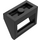 LEGO Black Dlaždice 1 x 2 s Rukojeť (2432)