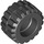 LEGO Black Pneumatika Ø21 x 12 - Offset Šlapat Malý Široký s pásem kolem středu běhounu (87697)