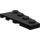 LEGO Black Klín Deska 2 x 4 Křídlo Pravá (41769)