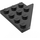 LEGO Black Klín Deska 4 x 4 Křídlo Levá (3936)
