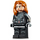 LEGO Černá Widow s Středně dlouhé vlasy a Printed Paže Minifigurka