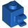 LEGO Blue Kostka 1 x 1 s Horizontální klip (60476 / 65459)