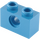 LEGO Blue Kostka 1 x 2 s otvorem (3700)