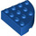 LEGO Blue Kostka 4 x 4 Kulatá Roh (2577)