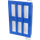 LEGO Blue Dveře 1 x 4 x 5 Pravá s 6 Panes (73312)