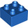 LEGO Blue Duplo Kostka 2 x 2 (3437 / 89461)