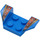 LEGO Blue Blatník Deska 2 x 2 s Flared Kolo Arches s stříbrný Stars (41854)