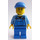 LEGO Modrá Overalls a Víčko (City) Minifigurka