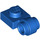 LEGO Blue Deska 1 x 1 s klipem (Tlustý prsten) (4081 / 41632)