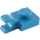 LEGO Blue Deska 1 x 1 s Horizontální klip (Klip s plochou přední stranou) (6019)