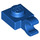 LEGO Blue Deska 1 x 1 s Horizontální klip (Tlustý otevřený &#039;O&#039; klip) (52738 / 61252)