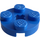 LEGO Blue Deska 2 x 2 Kulatá s osa otvorem (s &#039;+&#039; otvorem pro nápravu) (4032)