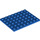 LEGO Blue Deska 6 x 8 (3036)
