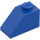 LEGO Blue Sklon 1 x 2 (45°) bez Center Stud