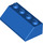 LEGO Blue Sklon 2 x 4 (45°) s drsným povrchem (3037)