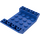 LEGO Blue Sklon 4 x 6 (45°) Dvojitý Převrácený s Open Centrum bez děr (30283 / 60219)