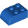 LEGO Blue Sklon Kostka 2 x 3 s Zakřivená Rohí část (6215)