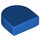 LEGO Blue Dlaždice 1 x 1 Polovina Oval (24246 / 35399)