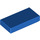 LEGO Blue Dlaždice 1 x 2 s Groove (3069 / 30070)